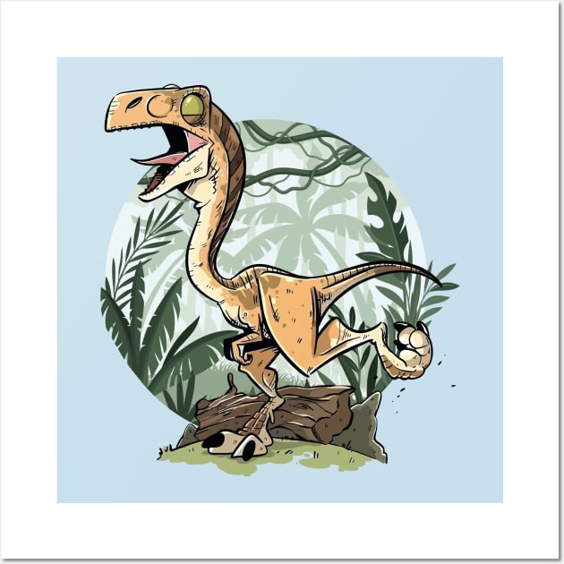 Jurassic Adventure: The Jungle Dino Wall Art by WorldDinosaurs